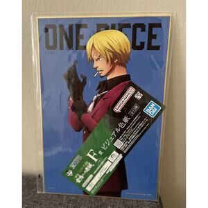 One Piece Sanji Loyalty To Thunder Bandai Shikishi Visual Board Brand New